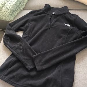 1/4 zip north face fleece